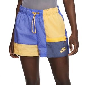 Nike Sportswear Icon Clash Blue/Yellow Shorts